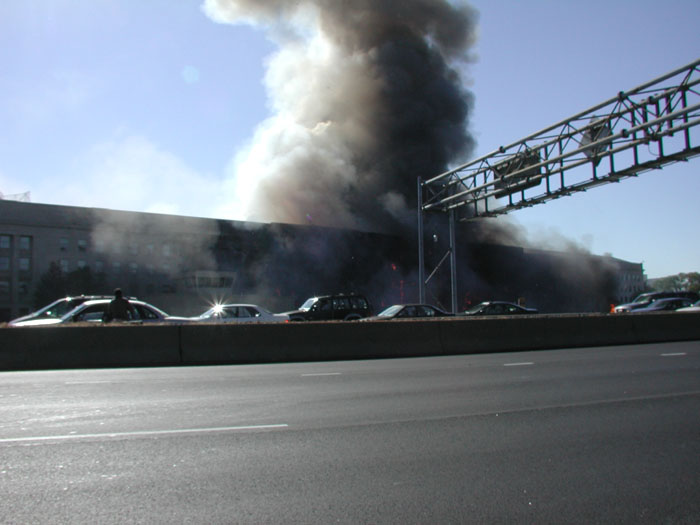 Pic taken moments after explosion at Pentagon by Steve Riskus